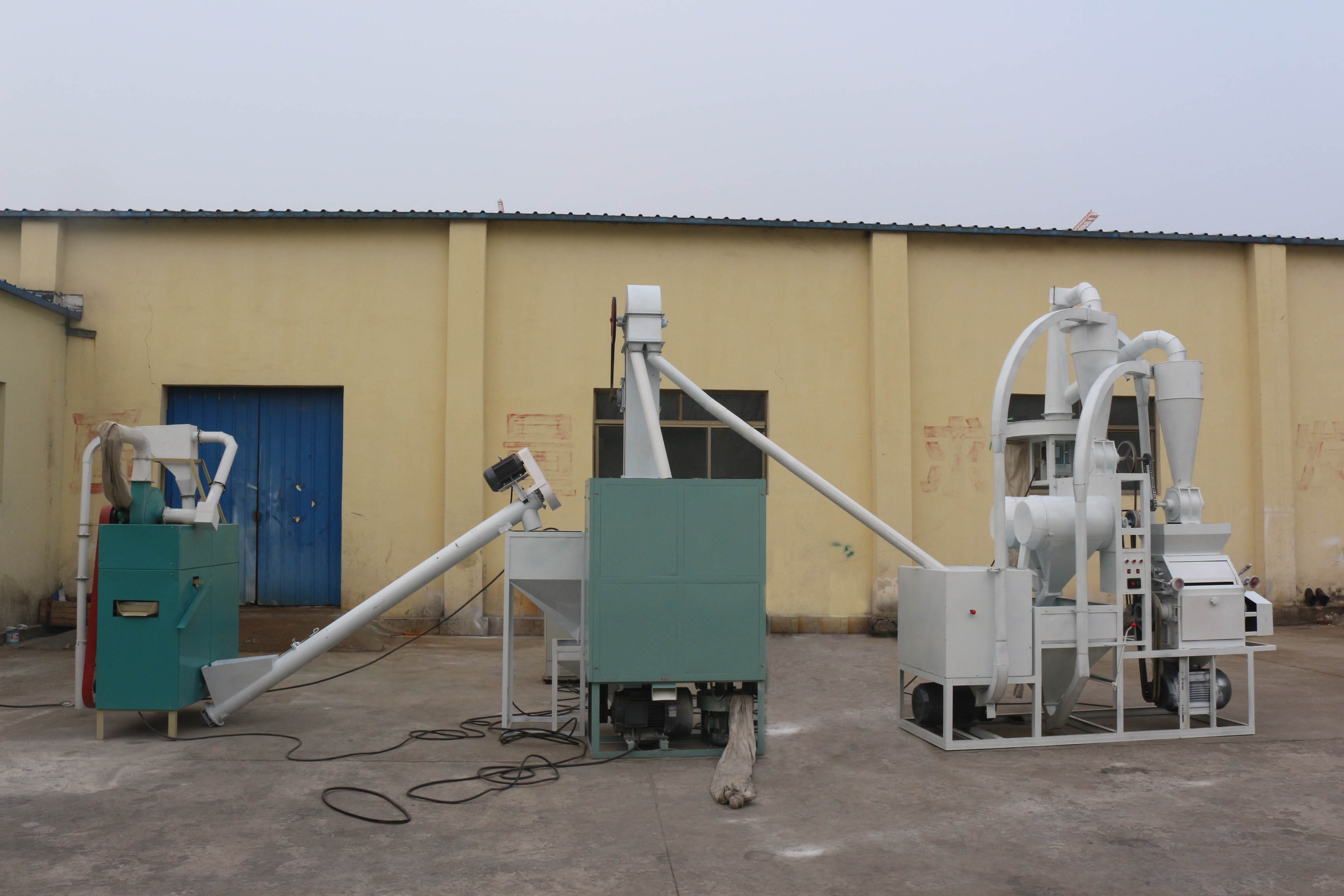 6FT-12A Corn flour milling production line set 